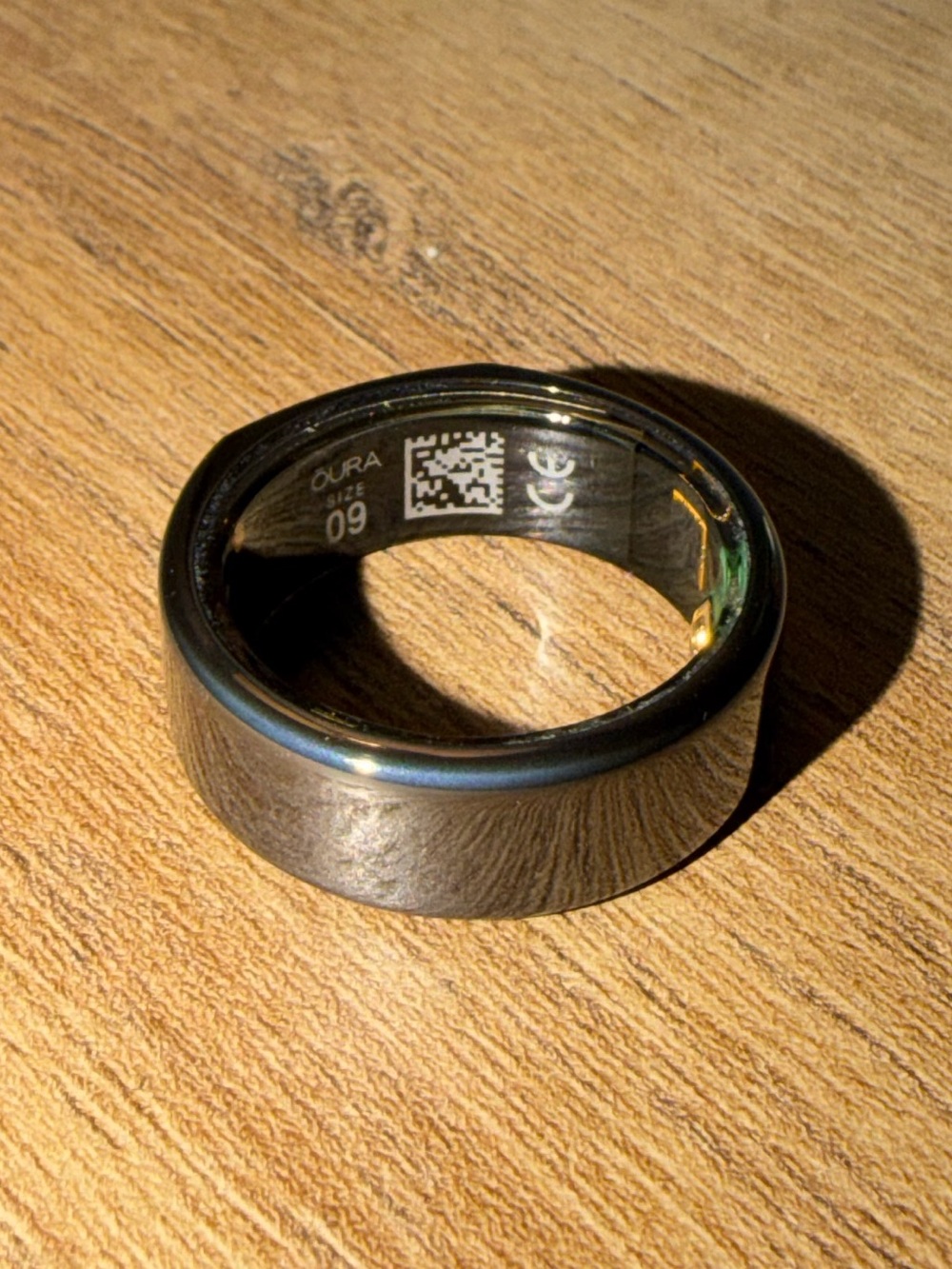 Oura Ring Black/Stealth Gen 3 — Size 9